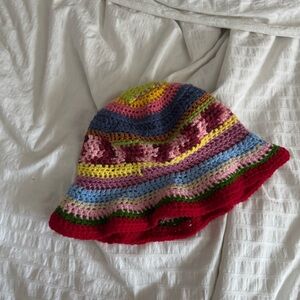 Vibrant Multicolor Crochet Hat